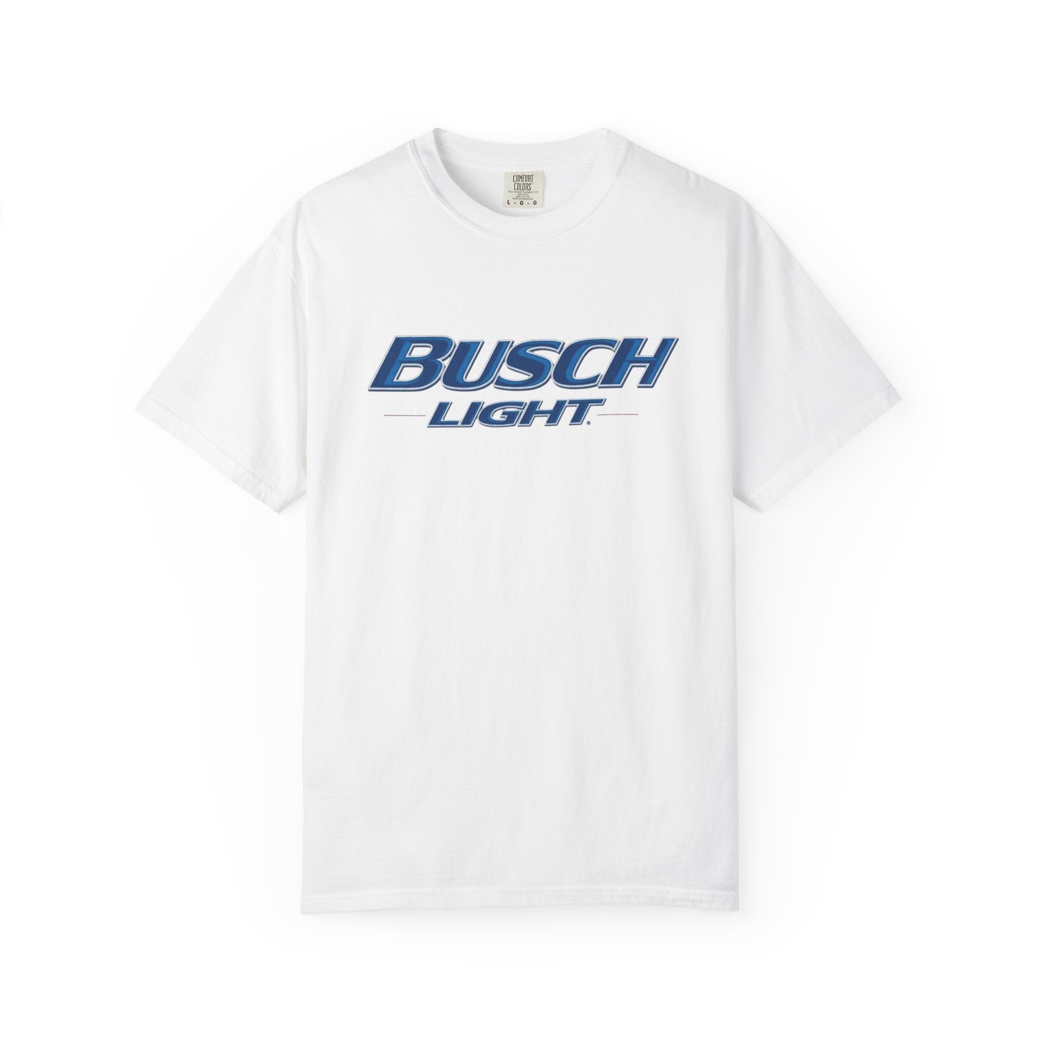 Busch Light Logo T-Shirt — Retro Bottle Cap Back Graphic