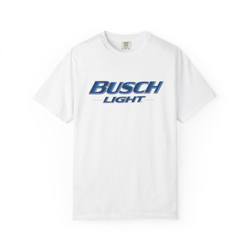 Busch Light Logo T-Shirt — Retro Bottle Cap Back Graphic